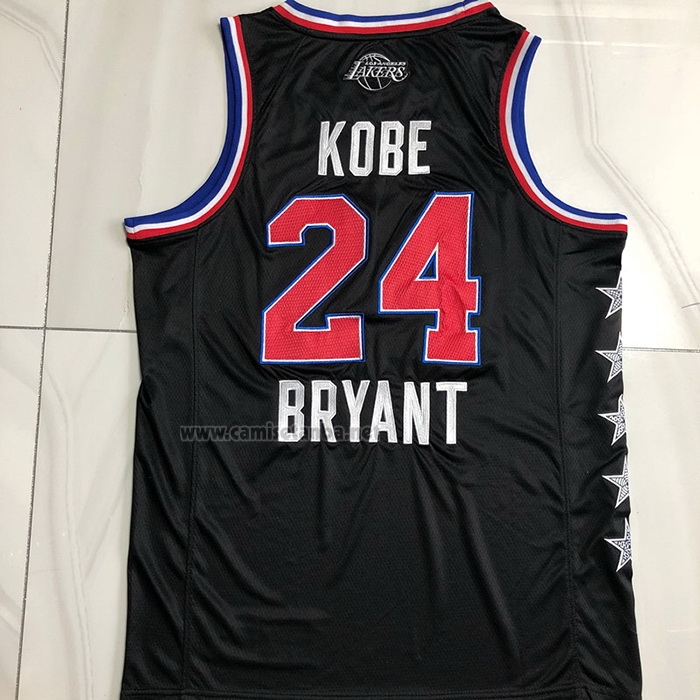 Camiseta All Star 2015 Kobe Bryant #24 Negro